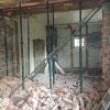 open plan living area being created, 7 walls removed, floor still to be excavated, steels installed, window and doorway bricked up and kitchen still to fit