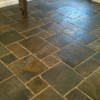 Natural Slate Floor Exeter - grey grout